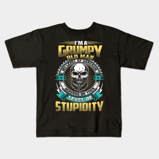 I'm A Grumpy Old Man Kids T-Shirt